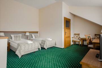 Фото номера Двухместный номер Делюкс с 1 кроватью Отель Hotel Ranczo Smyczyna г. Smyczyna 4